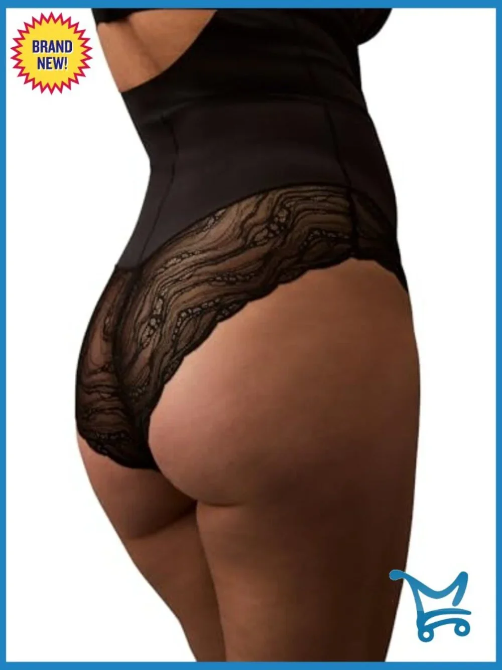 Women's Lace Bodysuit Shapewear with Underwire Medium Support